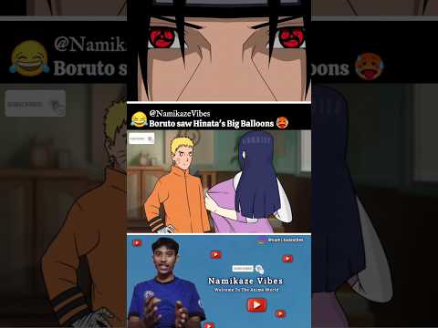 Boruto saw Hinata's Balloons 🥵 #naruto #namikazevibes #shorts