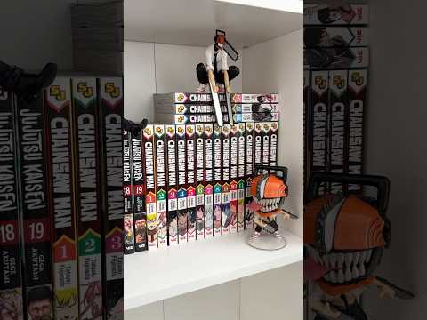 Chainsaw man manga shelving 🫶🏼 #chainsawman #manga #chainsawmanmanga #mangashelf #mangaaesthetic