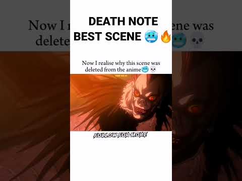 Death Note Most Scary scene 🥶🔥#deathnote #lightyagami #anime