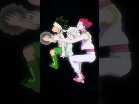 Gon Killua & Hisoka vs Razor🔥 #animemoments #anime #epicmoments #hunterxhunter #dageball #gamemaster