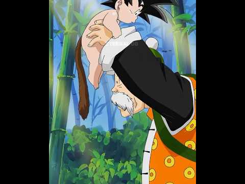 Grandpa Gohan Finds Baby Goku In The Woods❤️ #shorts