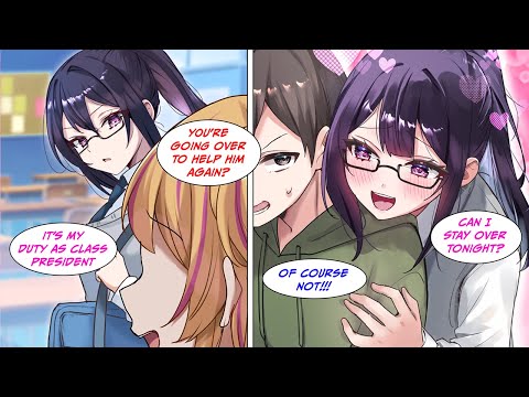 [Manga Dub] The serious and admirable class president somehow ended up completely falling for me