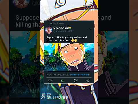 Naruto made Hinata jealous😅