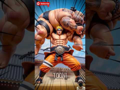 Naruto vs Sumo Wrestler | Kakashi, Sasuke and Luffy With Ramen