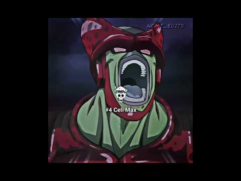 Ranking of the 5 most powerful villains in Dragon Ball (Anime) ☠💀 #goku #broly #dbs #skulledit