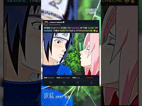 🤭 WHEN NARUTO BECOME SASUKE ☠️🔥